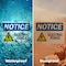Signmission Electric Fence OSHA Notice Sign, Plastic, 10in W x 7in L, 2PK OS-2PACK-NS-P-710-L-11626 - alternate 5